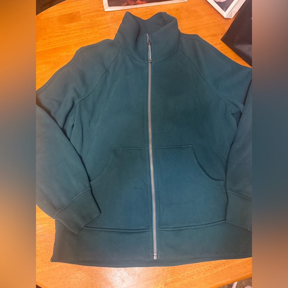 Lululemon oversized full zip funnel neck scuba